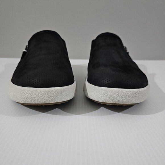 NEW Josef Seibel Claire 20 Sneaker EU Size 42 Black Leather White Slip On Loafer - Picture 6 of 13